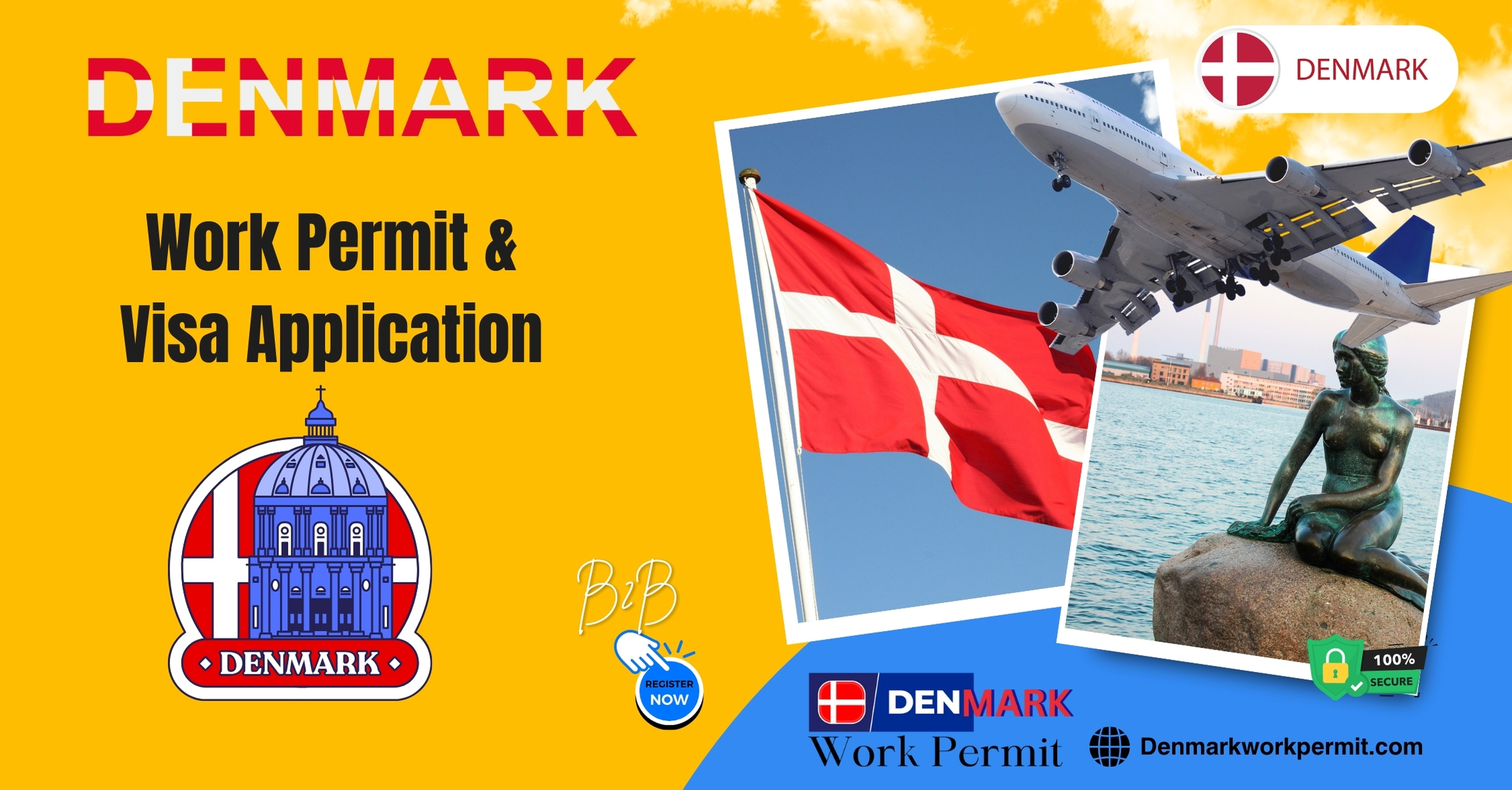 Denmark Work Permit Visa & Business Resident Visa Requirements for Citizens of Turkey