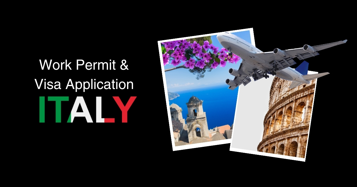 How to Apply for a Work Permit, Student Visa, Business Visa, Investor Visa, and Resident Card Visa from the Maldives to Italy?