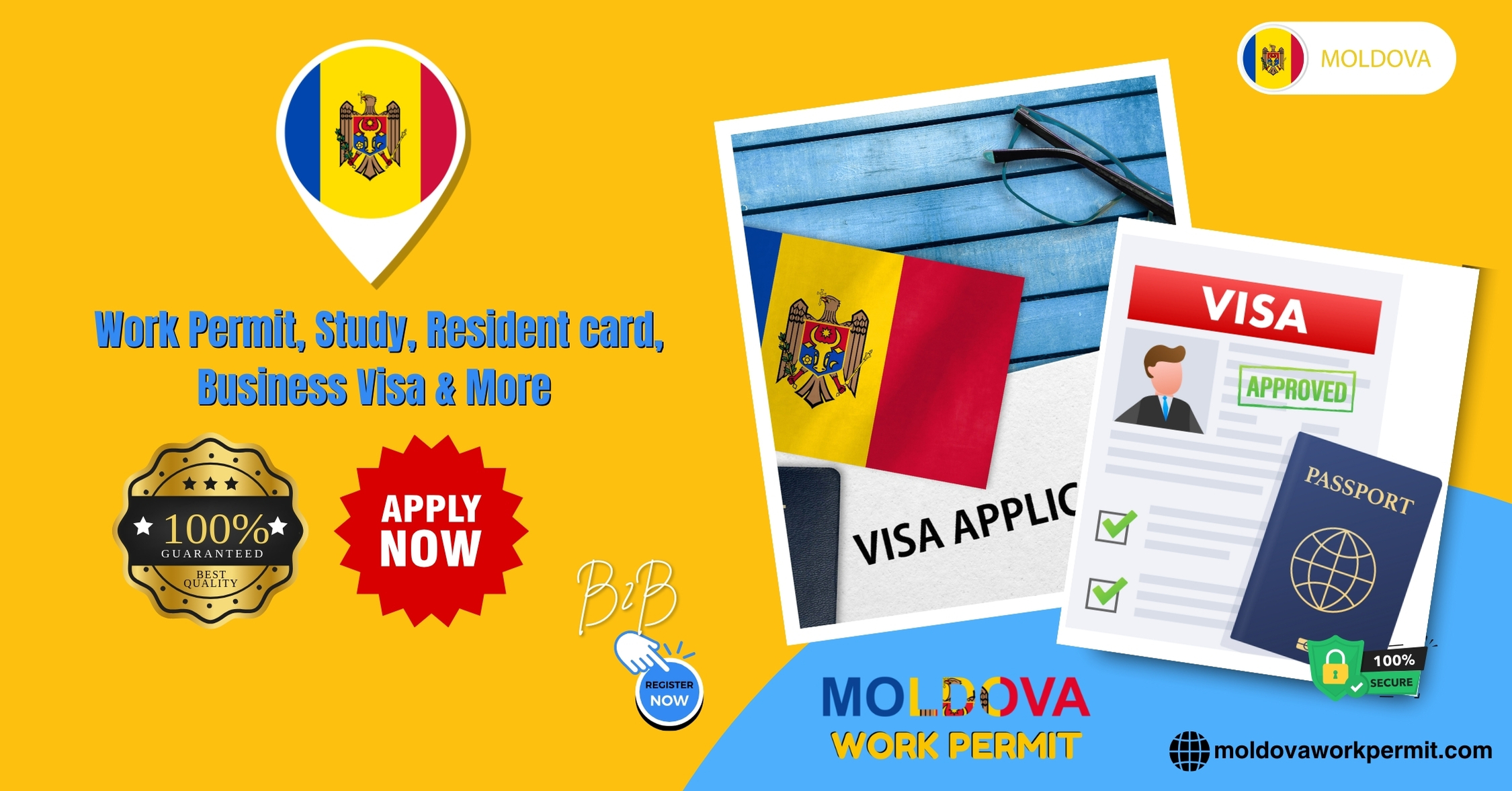 Moldova Work Permit & Business Resident Visa Requirements for Nepalese Citizens