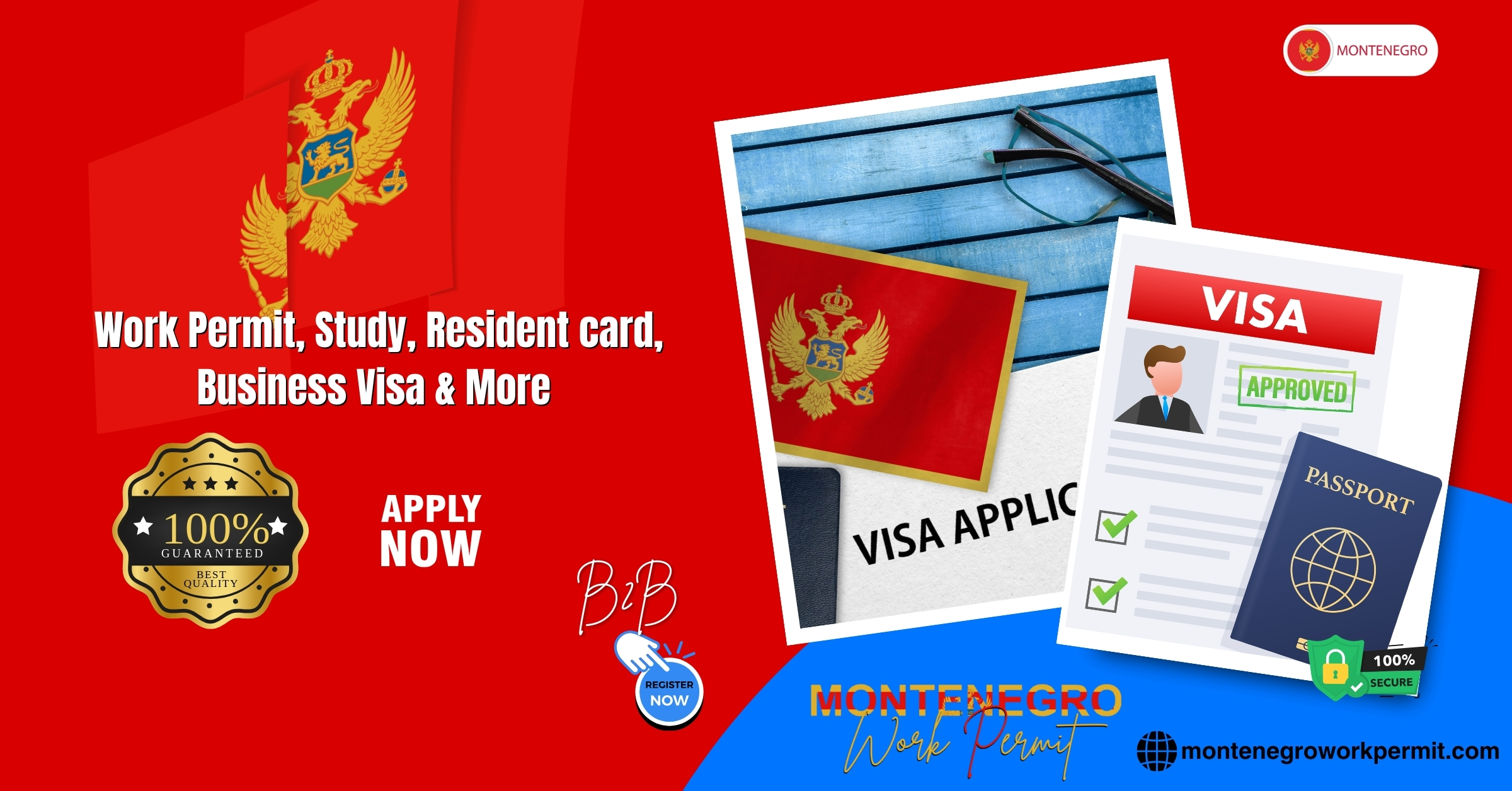 Montenegro Work Permit & Business Resident Visa Requirements for Turkish Citizens